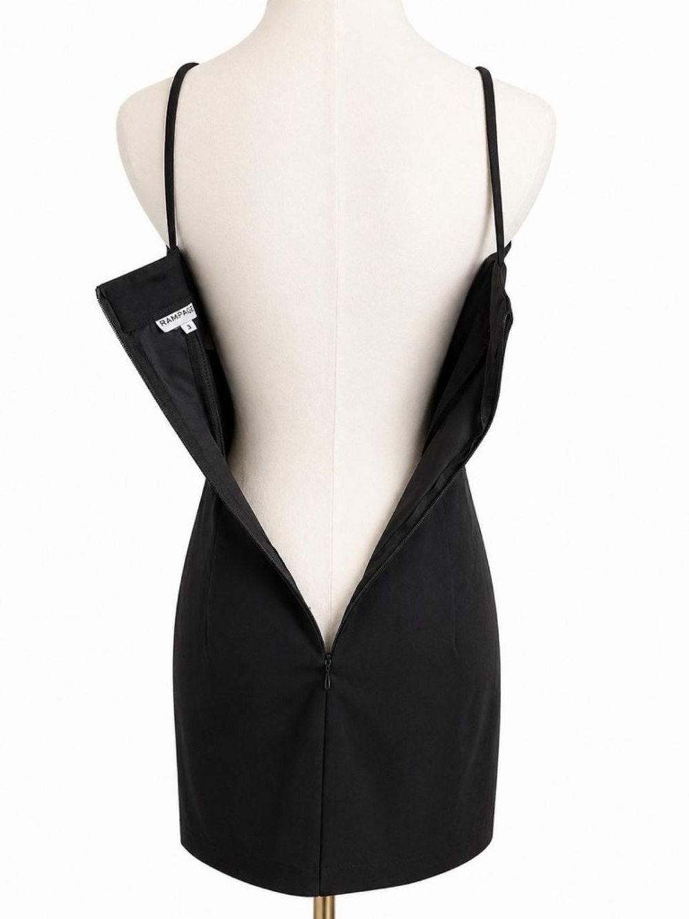 Rampage Black Spaghetti Strap Dress - Picture 6 of 8